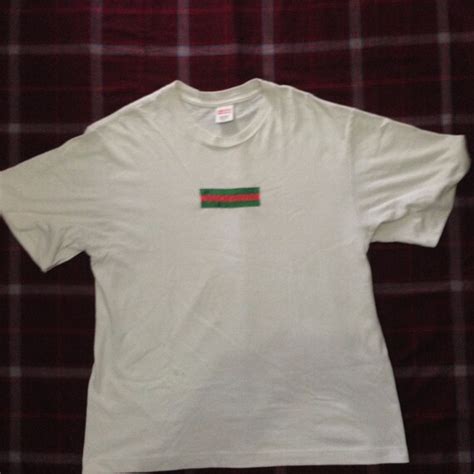 supreme x gucci bogo tee|1996 supreme bogo logo.